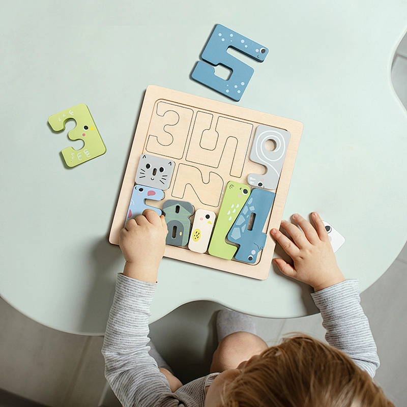 PHOOHI wooden Funny Jigsaw Puzzle Game